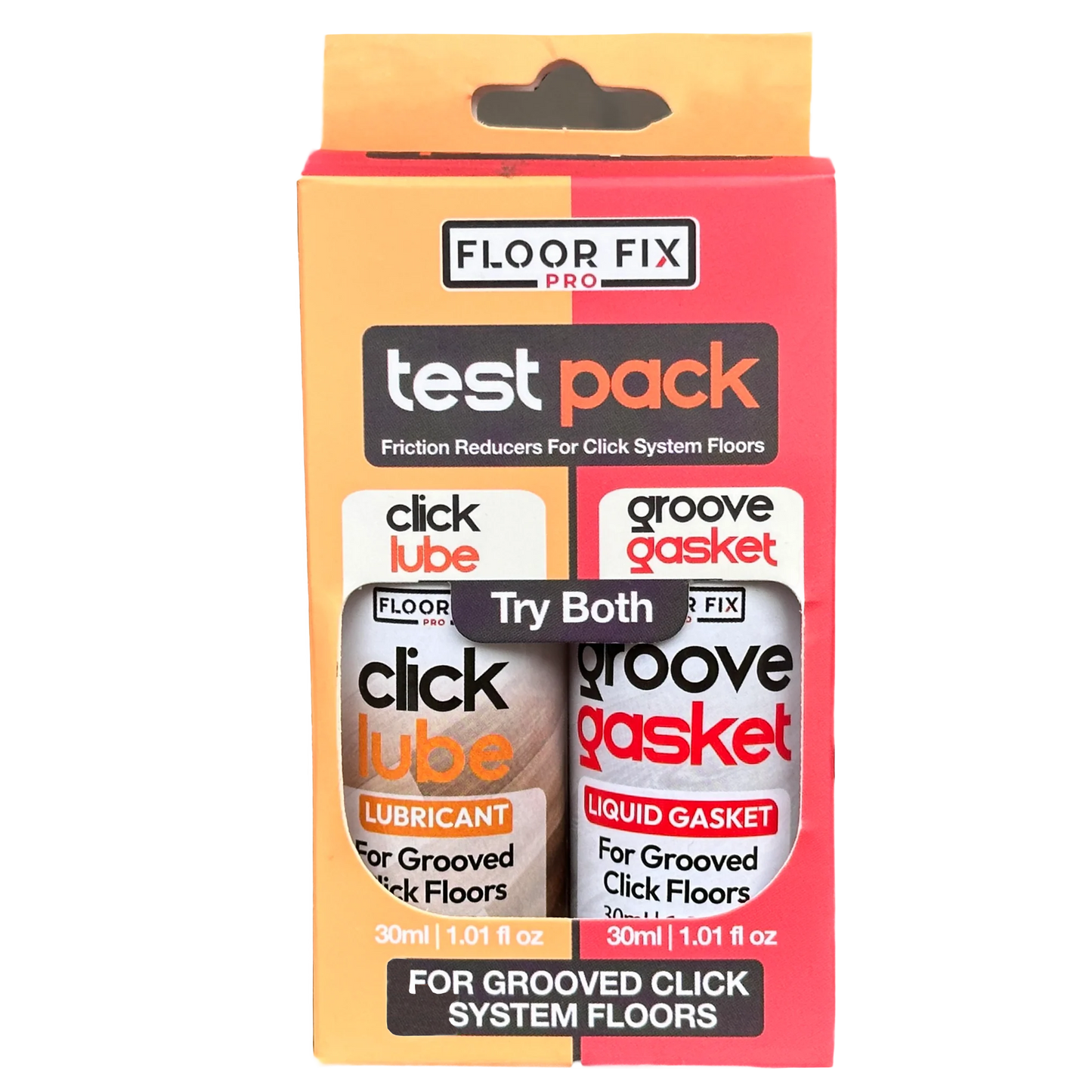 Diagnose sett med Knirkstopp/Click Lube og Groove Gasket - Diagnose Kit